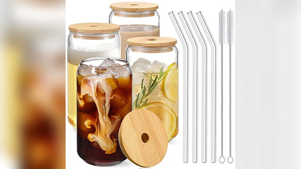 Best Aesthetic Glass Cup With Lid And Straw 2026